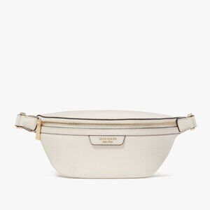 *NWT* Kate Spade New York Hudson Pebbled Leather Belt Bag - Parchment Color